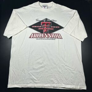 Vintage 90s Texas Tech “Team Of The New Millennium” 1999 Y2K Jerzees Graphic Tee